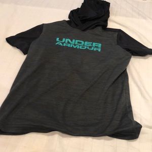 Boys Under Armour Hooded T